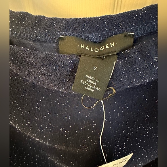 Navy Blue Dress with Glitter: Size Small - Picture 4 of 5